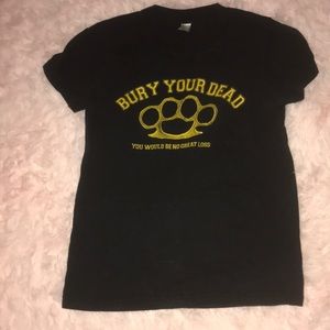 Make an Offer! Black Bury Your Dead band shirt